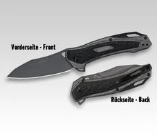 Kershaw VEDDER Titanium Coat, 8Cr13MoV SpeedSafe Heft 11 Cm