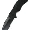 Kershaw Taschenmesser Kershaw Clash, Schwarz, Wellenschliff