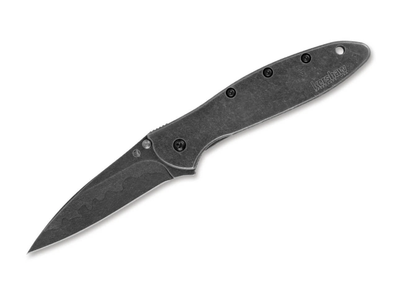 Kershaw Leek Composite Blackwash 1 Kershaw Leek Composite Blackwash